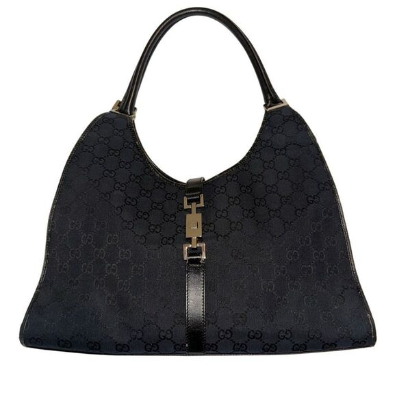 Gucci Black Jackie Bag with Silver-Tone Closure - Picture 2 of 11